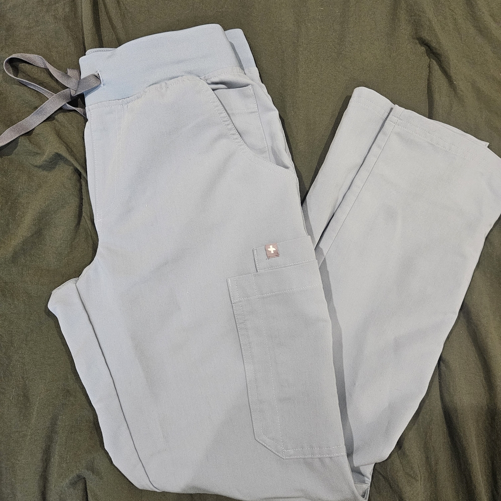 Figs Dusty Blue Yola Pants